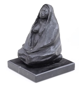 Bronze Sculpture by Jose Luis Cuevas (Mexico 1934-2017), Signed, Dated & Numbered