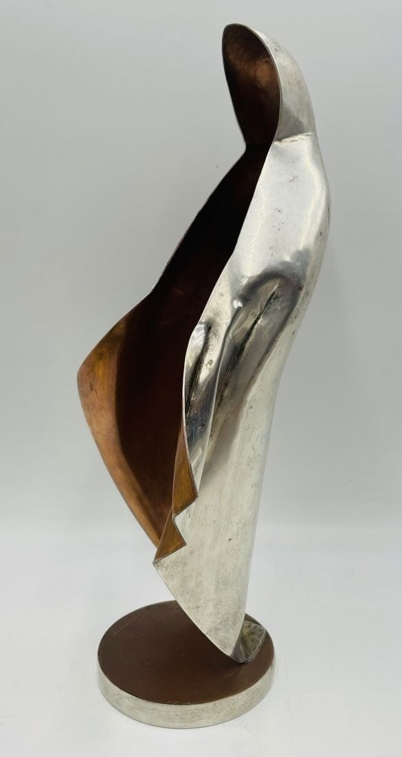1960s Silver & Copper Figurative Sculpture Made in Taxco Mexico, Los Castillo (1 of 16)