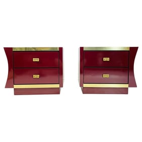 Stunning Pair of Nightstands by Jafan Corporation, USA 1960's