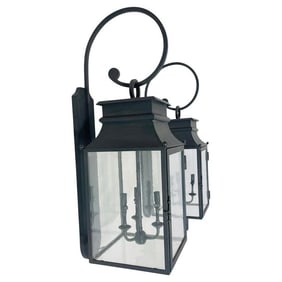 Pair of Large Wall Sconces by Paul Ferrante "4000 Series", 2017