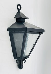 Wrought Iron & Glass wall Sconce by Steven Handelman Studios, USA 2007