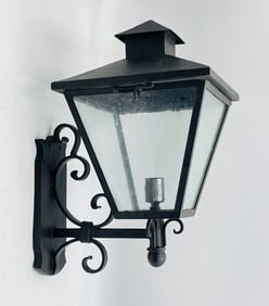 Steel Wall Sconce will Glass Shades by Steve Handelman Studios, USA 10/2022