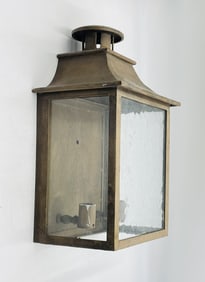 Aged Steel Wall Sconce by Steven Handelman Studios, USA 2000's