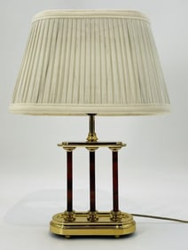 Vintage Brass Lamp Made in the USA by Frederick Cooper, 1970s