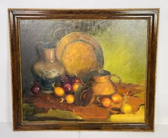 Oil on Canvas painting by Maria Del Carmen Calvo (Spanish-American 1937-2019)