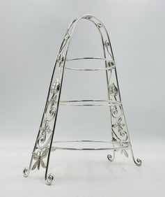 Emilia Castillo Silverplate Plate Holder – Mexican Artisan Display