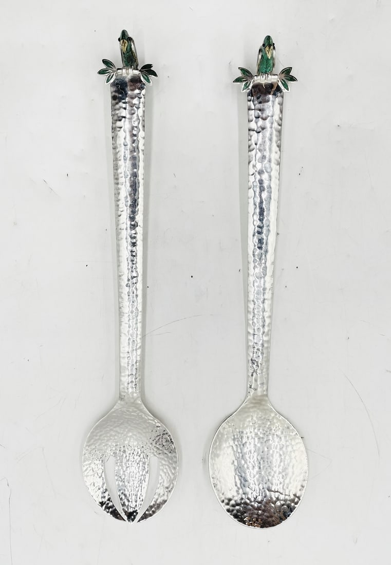 Emilia Castillo "Parrot" Serving Utensils. (1 of 18)