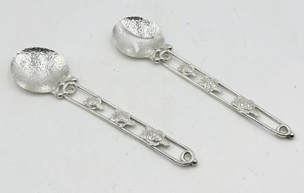 Nature Meets Craft: Emilia Castillo’s Rare Turtle Utensils in Silverplate