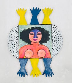 "Playful & Provocative Wall Sculpture by Jesus Tellosa"