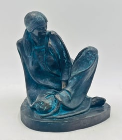 Grace in Bronze – Victor Hugo Castañeda’s Seated Woman, 1988"