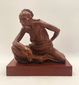 Modernist Bronze Nude by Jorge Durón, Mexico, Edition 3/10