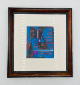 Vintage Painting by Werner Drewes (German American 1899-1985), Signed & Dated