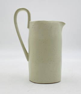 Porcelain Water Pitcher by Ferm Living from the "Flow" Collection.: Beautiful porcelain water pitcher designed and manufactured by Ferm Living and part of the "Flow" collection. The Flow collection sets a table that invites guests in with grounding warmth. From