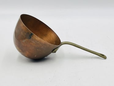 Vintage Copper Saucepan with Brass Handle, Bazaar de la Cuisine, NYC