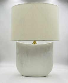 "Cenotes" Table Lamp With Linen Shade by Visual Comfort
