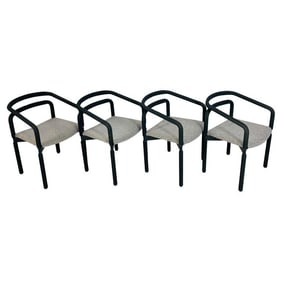 Set of 4 1980s "Rubber Chairs" by Brian Kane for Metropolitan Furniture