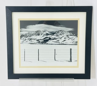Signed Bob Werling Photograph, Sierra Nevada Winter Landscape