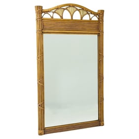 Pencil Reed and Rattan 5 Wall Mirror