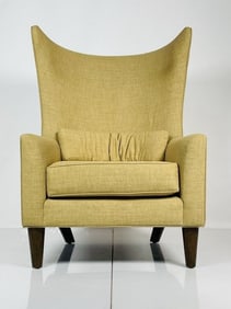 Midcentury Modern Style Wingback Chair made in the USA by Thrive Furniture