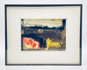 Original Painting titled "Scorched Landscape" Signed K. Karzell