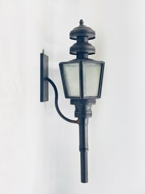 Wrought Iron Wall Sconce/Lantern attb to Paul Ferrante
