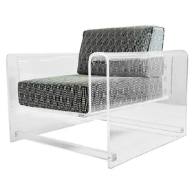 "The Monroe" Lucite Lounge Chair by Aaron R. Thomas.