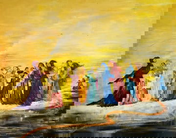 Surrealist Nail Painting by Los Angeles Native Ghina Choate