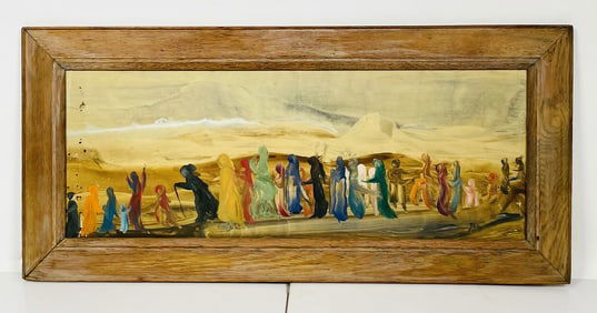 Surrealist Nail Painting by Ghina Choate, Signed