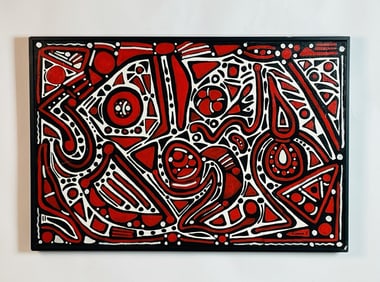 Original Painting titled THE OLYMPIAN BY Simona Elkin