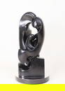Large Cast Stone Figurative Sculpture titled -Our Family- by D. Okin (American 20th Century)