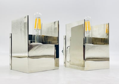 Polished Nickel Wall Sconces by Kelly Wearstler for Visual Comfort