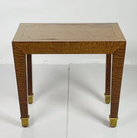 Vintage Tiger Wood Table in the Style of Pace Collection