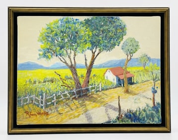 Vintage Painting by Rhea Wenke (Belarus 1922- California 2018)