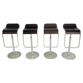 Set of 4 “Lem” Counter/Bar Stools by Shin & Tomoko Azumi for LaPalma, Italy