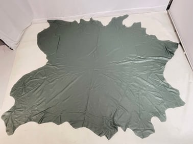 Light Gray Leather Hide by Spinney Beck, Made in Italy