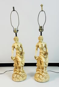 Pair of Mid-Century Modern Table Lamps by Silvestri Bros, 1965, Signed