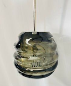 Visual Comfort Audra Pendant Light by Sean Lavin in Smoked Glass