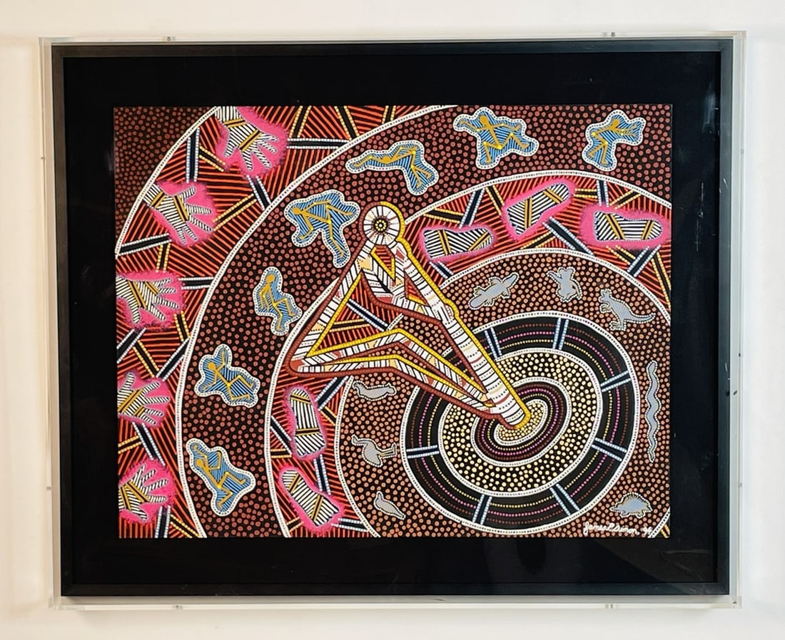 Aboriginal Painting by James P. Simon (Australia) (1 of 20)