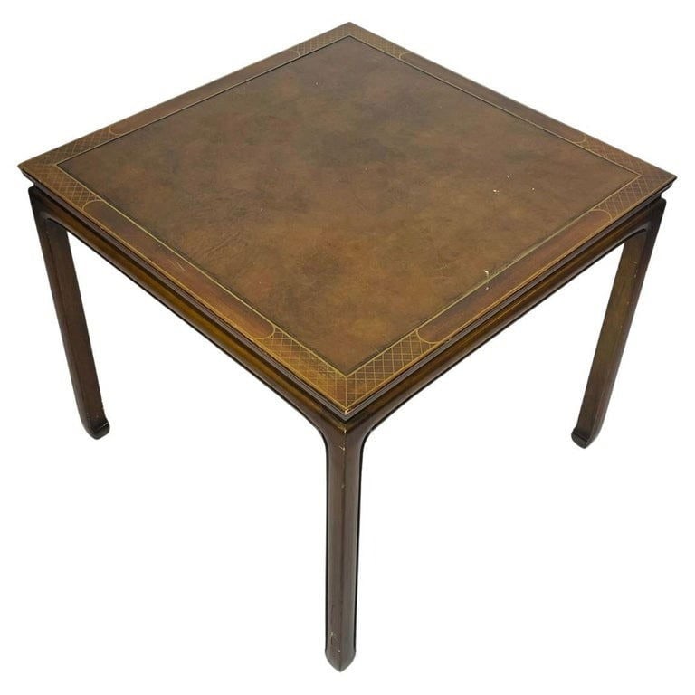 Vintage Game Table With Leather Top by Baker Furniture 'Collectors Edition' (1 of 15)