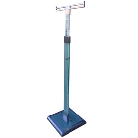 Glass & Aluminum Valet Stand attb to Fontana Arte