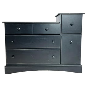 Vintage Wooden Dresser With 4 Drawers & One Shelf