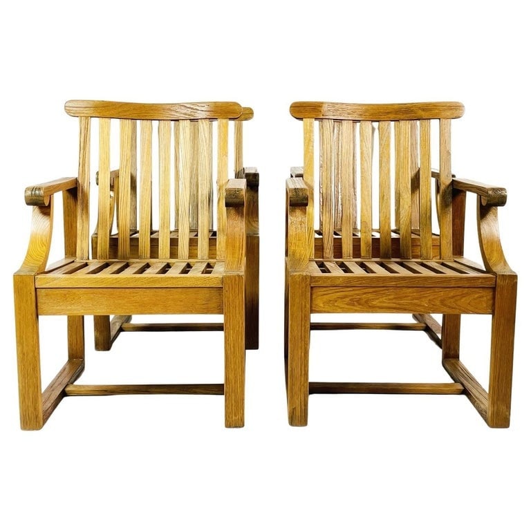 Set of Four Cabin Dining/Patio Chairs by Kipp Stewart for Summit Furniture (1 of 17)