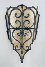 Wrought Iron Wall Sconce by Steven Handelman Studios, USA 2000's