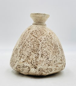 Cinder Wide Bottom Vase-Sand by Studio A Home, Portugal.