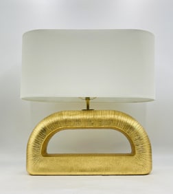 Kelly Wearstler 'Utopia' Combed Console Table Lamp for Visual Comfort