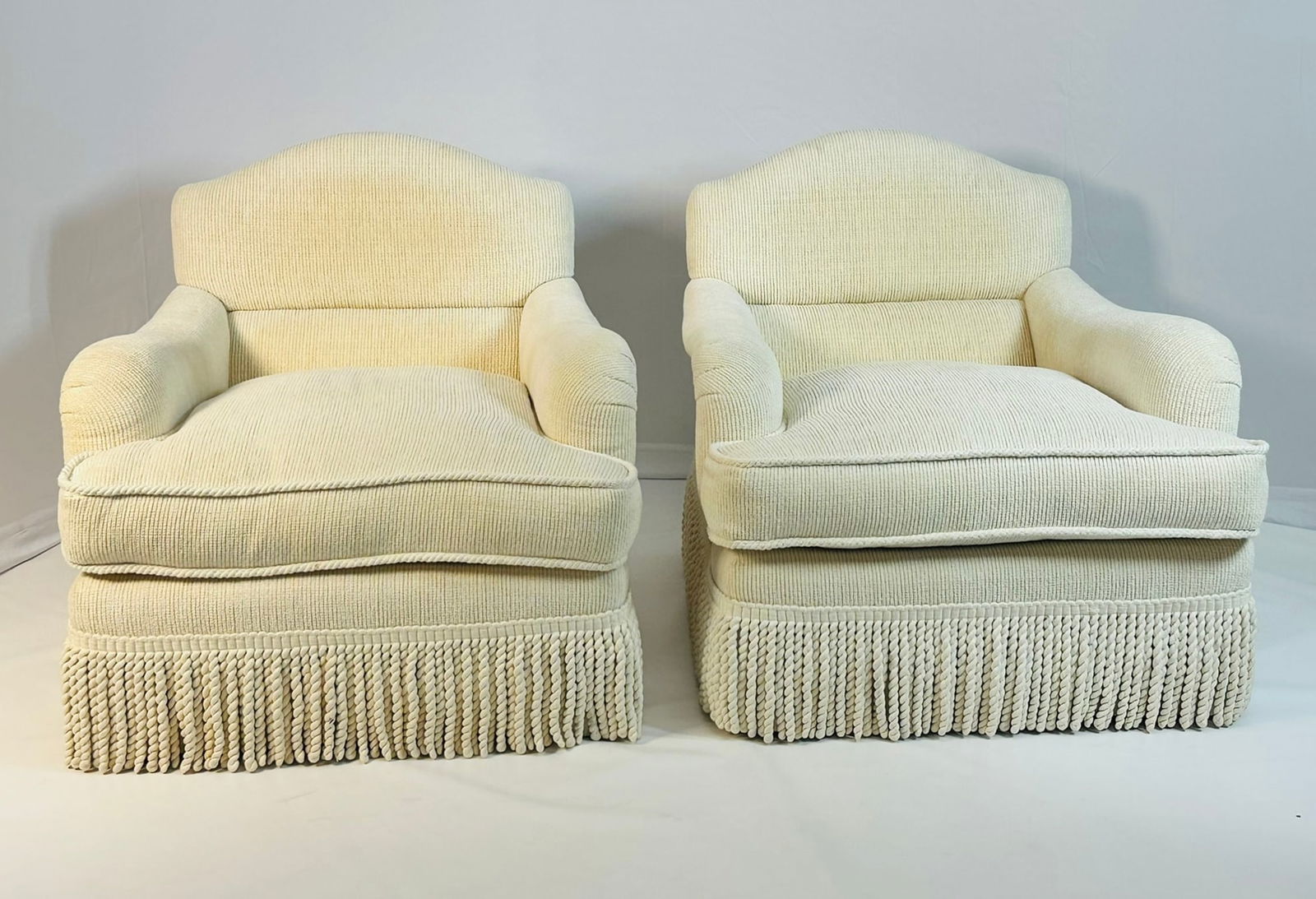 Pair of Large Arm Chairs Made in San Francisco by Kroll Furniture (1 of 18)