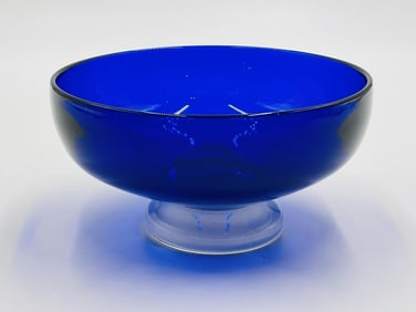Studio Glass Bowl by Correia Glass, Signed & Dated, Certificate of Authenticity