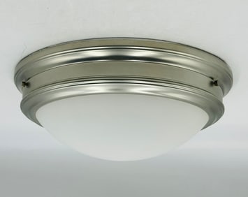 Modern Style Metal & Frosted Glass Ceiling Light
