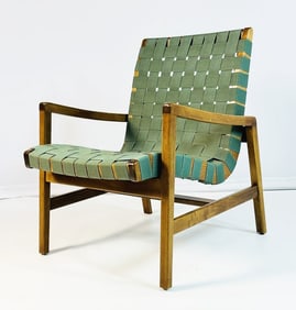 Jens Risom Lounge Chair for Knoll, Model 652-W 1941, Labeled