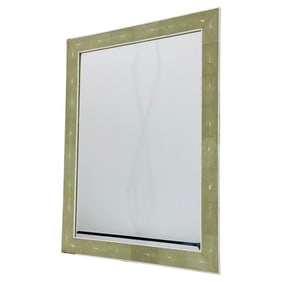 Shagreen and Bone Wall Mirror by Sylvan of San Francisco, Signed
